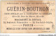 AHHP8-1588 - CHROMOS - CHOCOLAT-GUERIN-BOUTRON - PARIS - Musique En Actions - 10,5 X 7cm - Guérin-Boutron