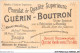 AHHP8-1446 - CHROMOS - CHOCOLAT-GUERIN-BOUTRON - PARIS - 3e Republique - Depart De Gambetta En Ballon - 10,5 X 7cm - Guérin-Boutron