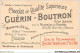 AHHP8-1440 - CHROMOS - CHOCOLAT-GUERIN-BOUTRON - PARIS - Carrousel Militaire A L'ecole De Saumur - 10,5 X 7cm - Guerin Boutron