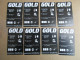 Publicité Mafana - 8 Cartes De Jeux - Gold Black Jack - Alcoholes