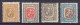 Iceland 1907 Mi. 49-50, 52, 60, 3 Aur, 4 Aur, 6 Aur, 1 Kr. Christian IX. & Frederik VIII., MH* (2 Scans) - Ungebraucht