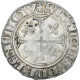 France, Charles VI, Blanc Guénar, Cremieu, Argent, TB+, Duplessy:377A - 1380-1422 Karl VI. Der Vielgeliebte