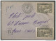 LETTRE RECOMMANDE DE ST-CLAUDE 1921 / GUADELOUPE   AVEC  N° 63 TTB - Lettres & Documents