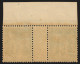 N°102 Paire Bord De Feuille, Sage 5c Vert-jaune, Neuf * Infime Charnière - TB - 1898-1900 Sage (Type III)