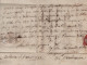 Debourse De Tarare (manuscrit) Sur Lettre De Bethune - 1783 - Rhone - 1701-1800: Voorlopers XVIII