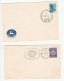 4 Diff 1951 - 1980 MOBILE POST OFFICE Israel COVERS Post Van Emiq Hayarden, Hefer, Merom Ha-galil, Nahal Lakhish Cover - Covers & Documents