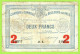 FRANCE / CHAMBRE De COMMERCE : BOULOGNE SUR MER / 2 FRANCS / 14 AOUT 1914 - 7 JUILLET 1916  / N° 318817 / SERIE A1 - Chamber Of Commerce