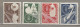 DEUTSCHLAND GERMANY 1953 MNH(**) Mi 167-170 CV 80EUR #33855 - Ungebraucht