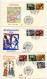 Germany, West 1964 3 FDCs Scott B400-B403 Fairy Tale - Sleeping Beauty - 1961-1970