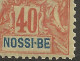 NOSSI-BE N° 36 Sans Accent Sur Le E De BE NEUF** LUXE SANS CHARNIERE / Hingeless / MNH - Neufs