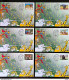 Brazil Maximum Card Zoo Postcard Lion Giraffe Tiger Monkey Macaw Elephant 2007 Complete Series - Maximum Cards