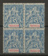 NOSSI-BE N° 32 Bloc Variétée Sans Accent Sur Le E De BE Un F Et Un R NEUF** LUXE SANS CHARNIERE / Hingeless / MNH - Ungebraucht