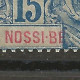 NOSSI-BE N° 32 Bloc Variétée Sans Accent Sur Le E De BE Un F Et Un R NEUF** LUXE SANS CHARNIERE / Hingeless / MNH - Unused Stamps