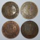 France, Indochine, 1 Centième 1885-1889 (4 Monnaies) - Indochine