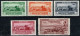 Grand Liban - 1938 - Y&T N° P.A. 75* à 78* + 79 (°), Neufs Avec Légères Traces De Charnière + 79 Neuf Sans Gomme - Unused Stamps