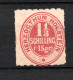 Schleswig-Holstein 1865 Freimarke 15 Ziffern (kl. Helle Stelle) Ungebraucht/MLH - Schleswig-Holstein