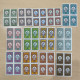 Iran Set Of 13 Revenue Stamps 1977 Full Officials Pahlavi MNH Blocks CV $172 - Irán