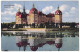 Postkarte Jagdschloss Moritzburg, Farbig, 1929, Orig. Gelaufen, I-II - Castles