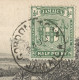 JAMAICA -  "GORDON TOWN" CDS ON FRANKED PC (VIEW OF CANE FIELDS) FROM KINGSTON TO BELGIUM - 1910 - Jamaica (...-1961)