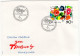 Jean Tinguely First Day Cover - Used Stamps, Joint Issue Of France And Switzerland FDC - Block Of Four !!! - Moderne