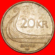 * SHIP (1994-2009): NORWAY  20 CROWNS 2002! DIE A!  · LOW START ·  NO RESERVE! - Norwegen