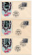 Germany, West 1964 8 FDCs Scott 883-890 German Resistance To The Nazis - 1961-1970