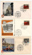 Germany, West 1964-65 29 FDCs Scott 869-879A 12 State Capitals - Mix Of Architecture & Landmarks - 1961-1970