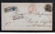 1853, 10 C Claire "26"  Rouge " VERVIERS -25. AVRIL 1853 " Lettre Pour Aix-la Chapelle, Rayon Limitrophe !! Rare!! #1703 - 1851-1857 Medallones (6/8)