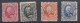 Luxembourg,n° 59+60+61+62 ( Lux/ 1.2) - 1891 Adolphe Voorzijde