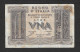 Italia - Banconota Circolata Da 1 Lira "Impero" P-26 - 1939 #17 - Regno D'Italia – 1 Lire