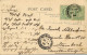 1909 EDOUARD VII , WEST DIDSBURY / CONSTANTINOPLE , T.P. CIRCULADA , FECHADOR " BRITISH - POST - OFFICE "  , YV. 106 X 2 - Lettres & Documents