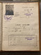Livret Scolaire Math Lycée Carnot DIJON Année Scolaire 1937-1938 1938-1939 1939-1940 - Diploma & School Reports