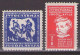 Yugoslavia 1945 Red Cross,Mi 459-460 MNH** - Ungebraucht