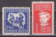 Yugoslavia 1945 Red Cross,Mi 459-460 MNH** - Unused Stamps