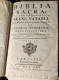 Delcampe - BIBLIA SACRA, Cum Universis Franc. Vatabli. Regii Hebraicae Linguae Quondam Professoris, Et Variorum Interpreterum - Autres & Non Classés