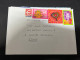 25-3-2024 (4 Y 4) 2 Letter Posted From France To Italy (with Many Stamps) - Brieven En Documenten