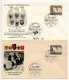 Germany, West 1965 2 FDCs Scott 930 20 Years Of German Expatriation - 1961-1970