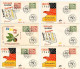 Germany, West 1965 6 FDCs Scott 934-935 Europa - 1961-1970