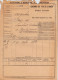 Chemins De Fer Ouest & Etat - 4 Documents Transport Marchandises Le Havre (76) à Argenton-sur-Creuse (36) - 1909 à 1922 - Verkehr & Transport