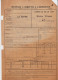 Chemins De Fer Ouest & Etat - 4 Documents Transport Marchandises Le Havre (76) à Argenton-sur-Creuse (36) - 1909 à 1922 - Transportmiddelen