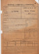Chemins De Fer Ouest & Etat - 4 Documents Transport Marchandises Le Havre (76) à Argenton-sur-Creuse (36) - 1909 à 1922 - Transport