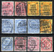 ⁕ Germany, Deutsches Reich 1903 - 1905 ⁕ Prussia & Baden - Official Stamps / Dienstmarken ⁕ 12v Used - Servizio
