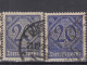 ⁕ Germany, Deutsches Reich 1920 - 1922 ⁕ Official / Dienstmarke ⁕ 21v Used - Dienstmarken