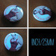 Rock And Roll Music Fan ART BADGE BUTTON PIN SET 4 (1inch/25mm Diameter) 35 DIFF - Musica