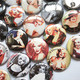 Delcampe - Queen BAND Freddie Mercury Music Fan ART BADGE BUTTON PIN SET 3 (1inch/25mm Diameter) 35 X - Musique