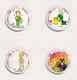 Delcampe - 140 X THE LITTLE PRINCE BADGE BUTTON PIN SET (1inch/25mm Diameter) - Pin's
