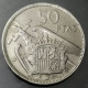 Monnaie Espagne - 1957 (1960)  - 50 Pesetas Franco - 50 Peseta