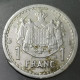 Monnaie Monaco - 1943  (1945)  - 1 Franc Louis II aluminium - 1922-1949 Luigi II