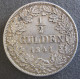 Allemagne. Wurtemberg 1/2 Gulden 1841 Wilhelm I , En Argent , KM# 573 - Piccole Monete & Altre Suddivisioni