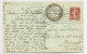 FRANCE SEMEUSE 10C SEUL CARTE PARIS 1919 POUR ROMANIA CENSURE - Storia Postale